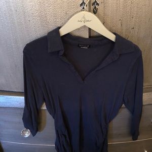 Blue collared shirt